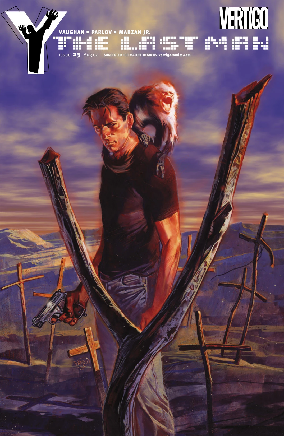 Y: The Last Man #23 (DC, 2004 — Cover A) cover